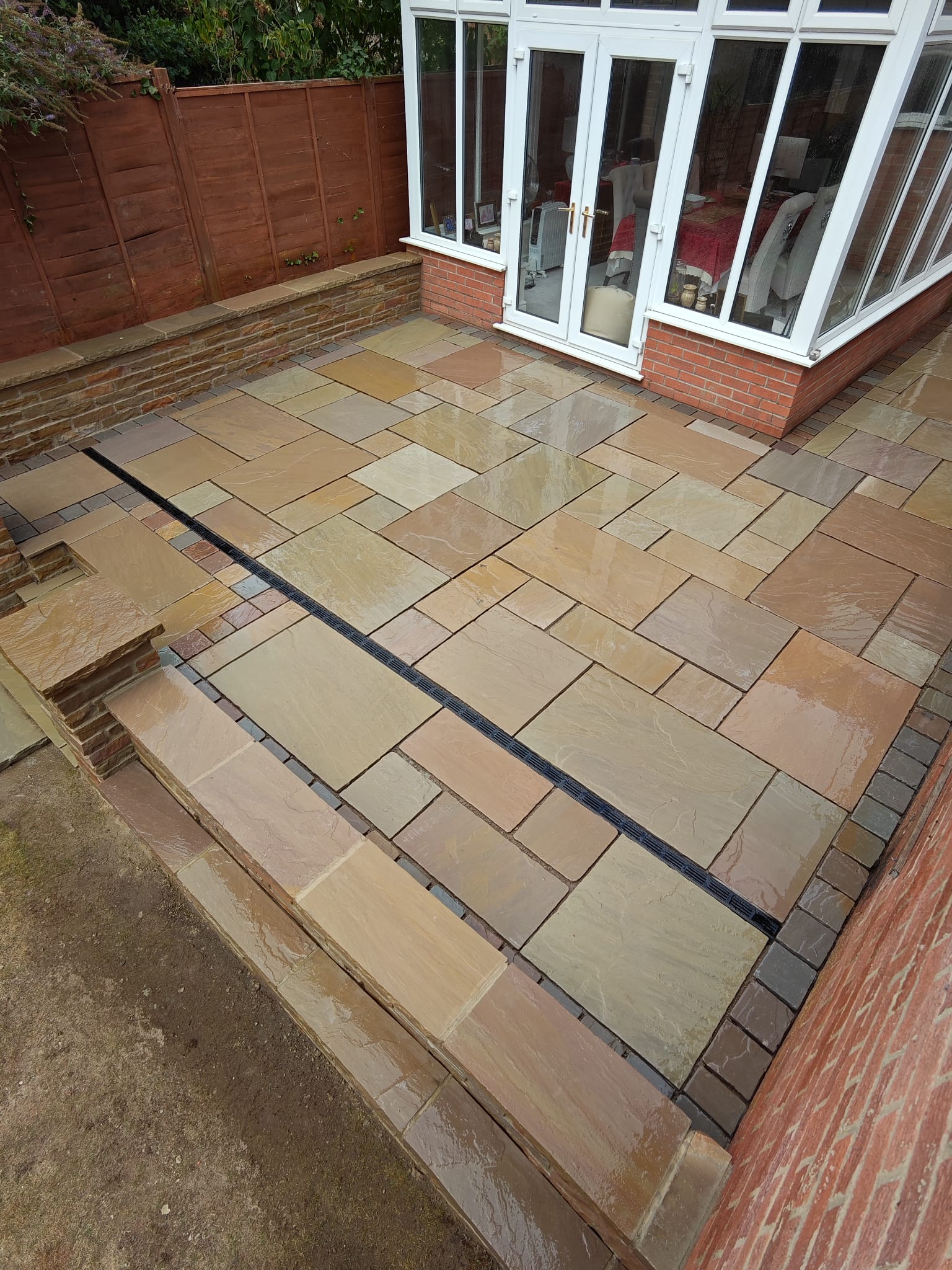 Indian sandstone Patio